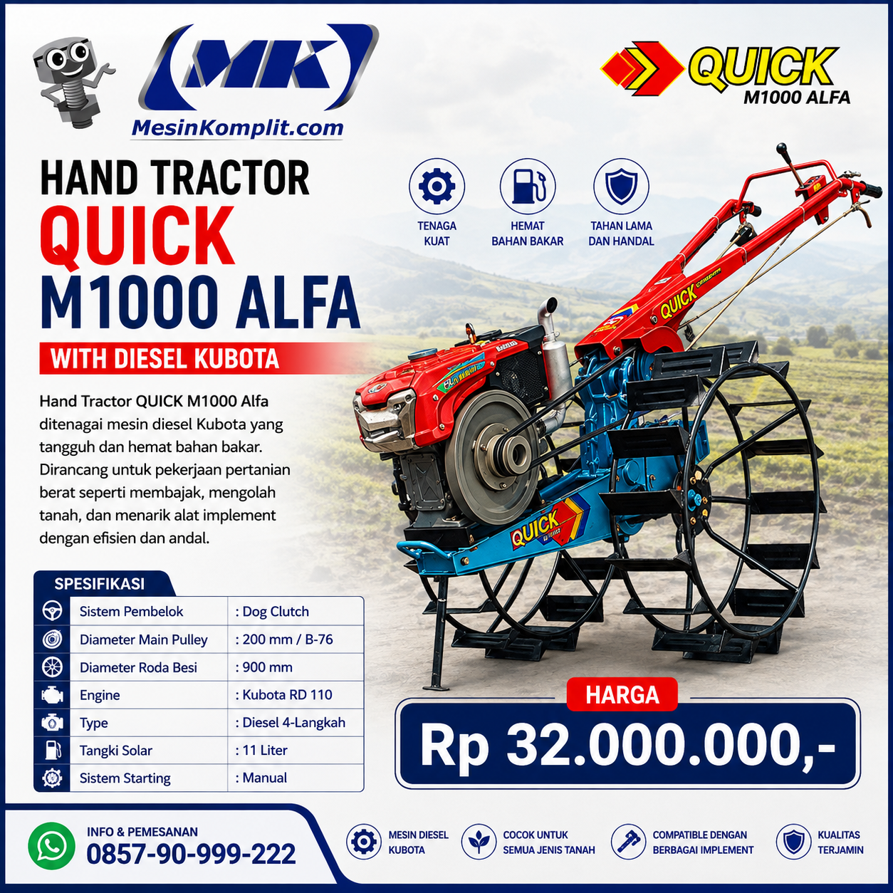 Quick M1000 Alfa Kubota (...